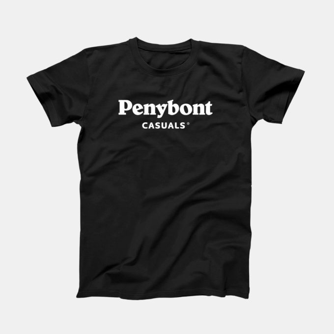 Penybont Casuals Logo Navy T-Shirt