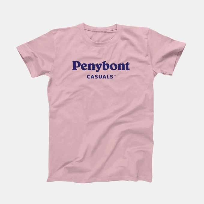 Penybont Casuals Logo Navy T-Shirt